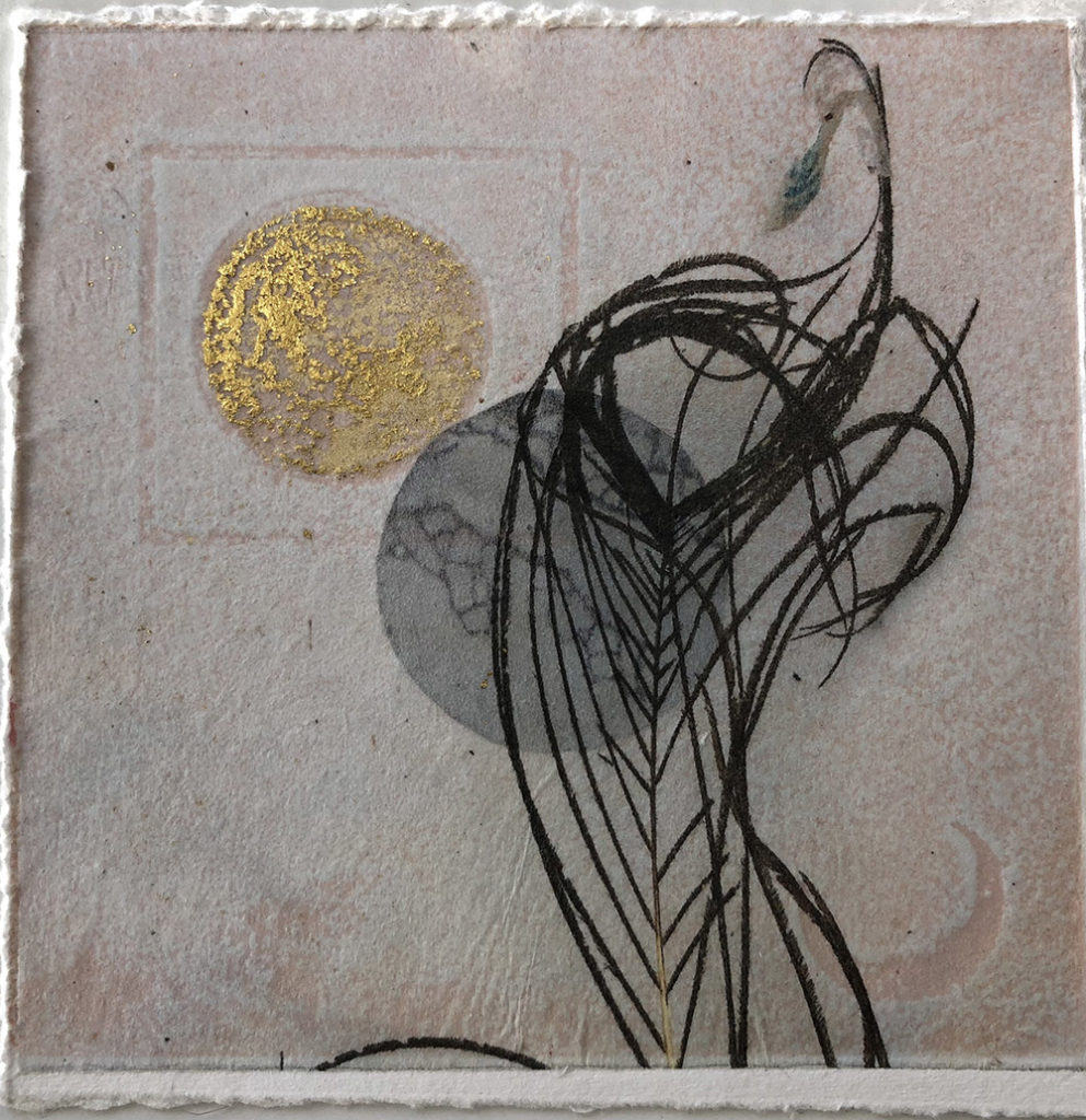Dance, Etching and chine collée, 12 x 12cm, €95