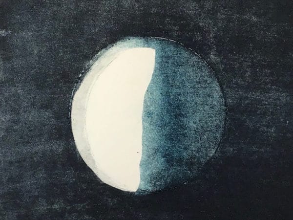Linda Uhlemann, The Light is Fading, Etching, 30 x 30cm, €250