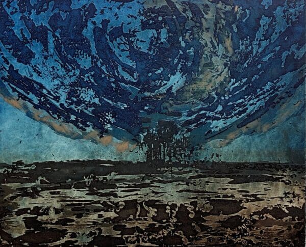Derval Tubridy, Storm Sky Night, Etching and aquatint, €350